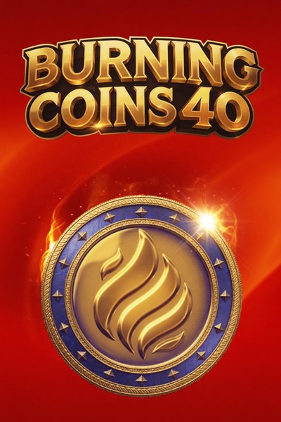 Burning Coins 40 slot at Casinova Casino